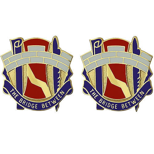98th Civil Affairs Battalion Unit Crest (The Bridge Between) Army Unit Crests
