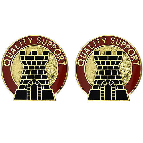 99th Support Group Unit Crest (Quality Support) Army Unit Crests