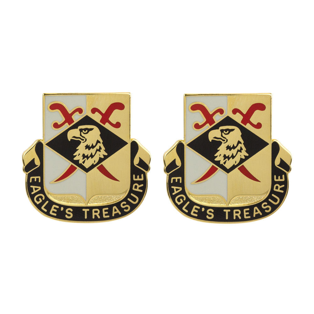101st Finance Battalion Unit Crest (Eagle's Treasure) Army Unit Crests