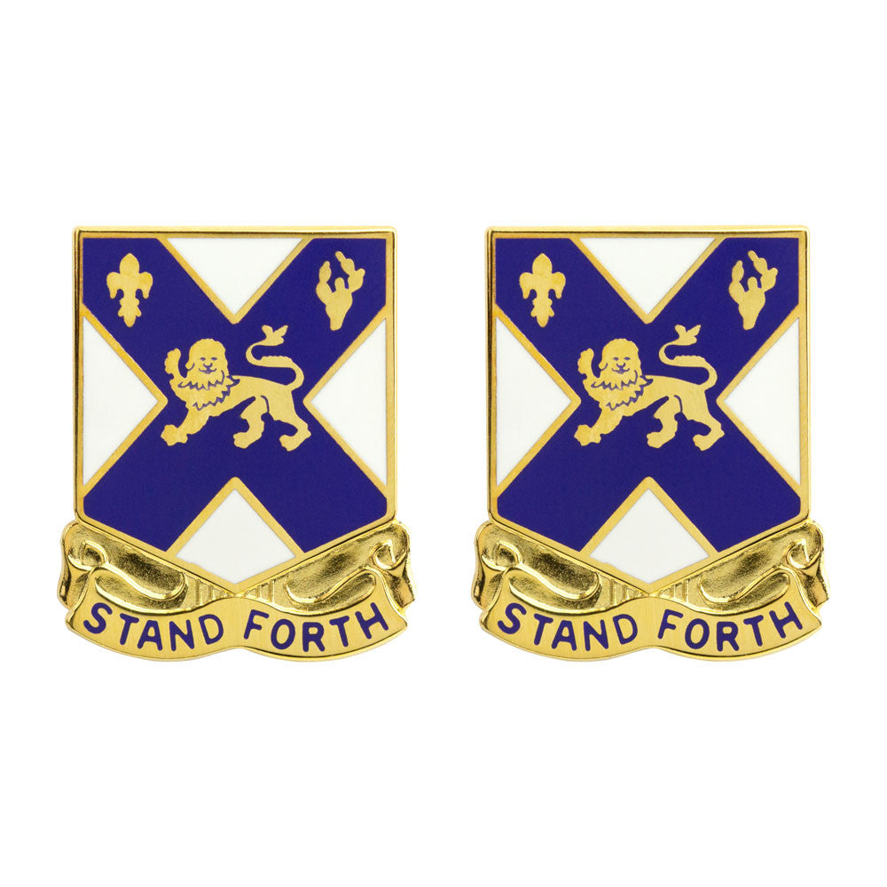 102nd Infantry Regiment Unit Crest (Stand Forth) Army Unit Crests