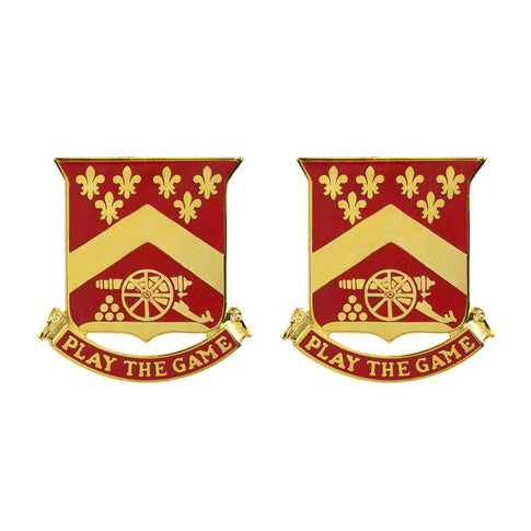 103rd Field Artillery Regiment Unit Crest (Play the Game) - Sold in Pairs