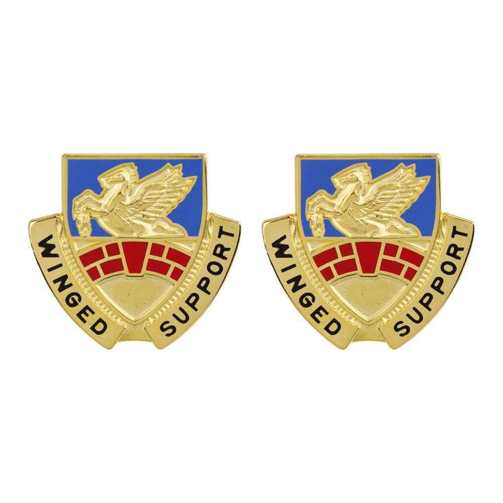 104th Aviation Regiment Unit Crest (Winged Support) Army Unit Crests