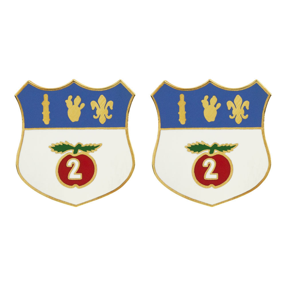 105th Infantry Regiment Unit Crest (No Motto) Army Unit Crests