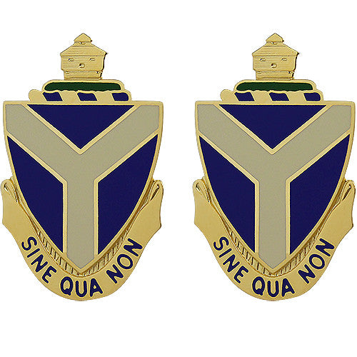 108th Sustainment Brigade Unit Crest (Sine Qua Non) Army Unit Crests