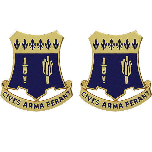 109th Infantry Regiment Unit Crest (Cives Arma Ferant) Army Unit Crests