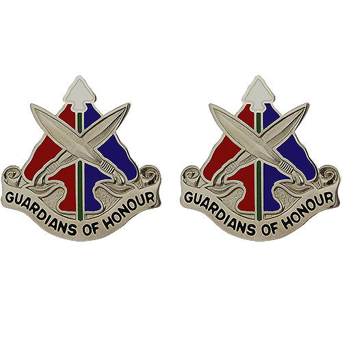 112th Military Police Battalion Unit Crest (Guardians of Honour) Army Unit Crests