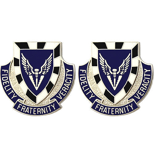 113th Aviation Battalion Unit Crest (Fidelity Fraternity Veracity) Army Unit Crests