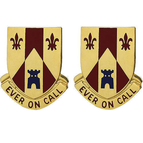 115th Field Artillery Regiment Unit Crest (Ever on Call) Army Unit Crests
