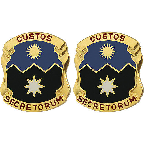 115th Military Intelligence Group Unit Crest (Custos Secretorum) Army Unit Crests