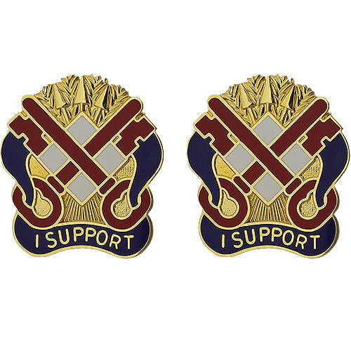 122nd Support Group Unit Crest (I Support) Army Unit Crests