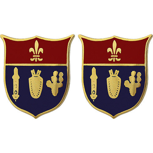 125th Field Artillery Regiment Unit Crest (No Motto) Army Unit Crests