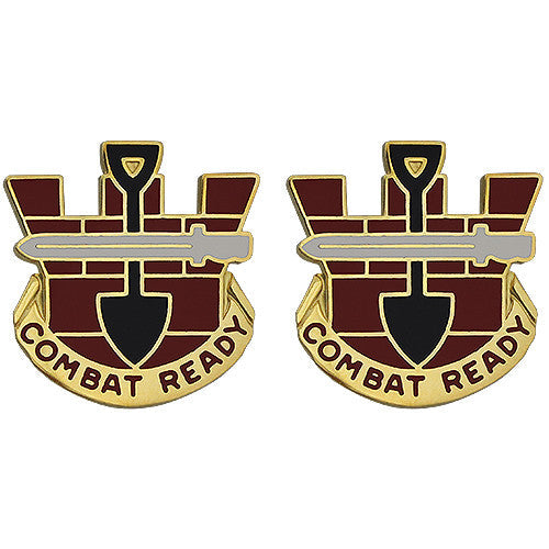 130th Engineer Brigade Unit Crest (Combat Ready) Army Unit Crests