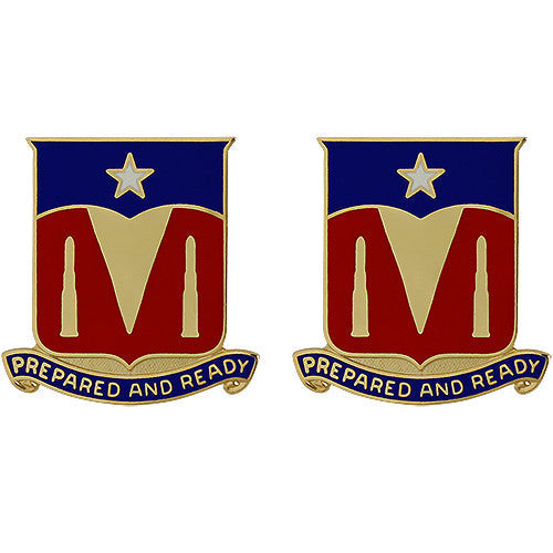 131st Signal Battalion Unit Crest (Prepared and Ready) Army Unit Crests