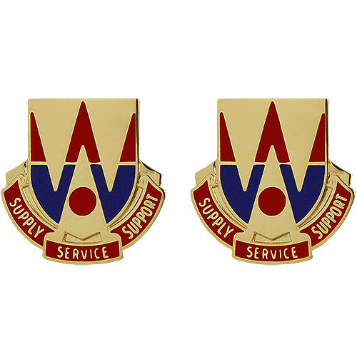 132nd Support Battalion Unit Crest (Supply Service Support) Army Unit Crests