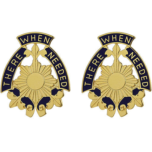 137th Supply and Transport Battalion Unit Crest (There When Needed) Army Unit Crests