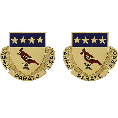 138th Field Artillery Regiment Unit Crest (Arma Parato Fero) Army Unit Crests