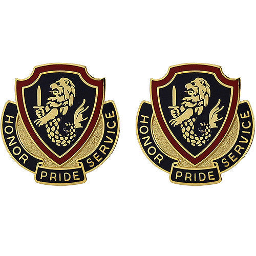 138th Personnel Services Battalion Unit Crest (Honor Pride Service) Army Unit Crests