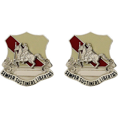 139th Support Group Unit Crest (Semper Sustinere Libertas) Army Unit Crests
