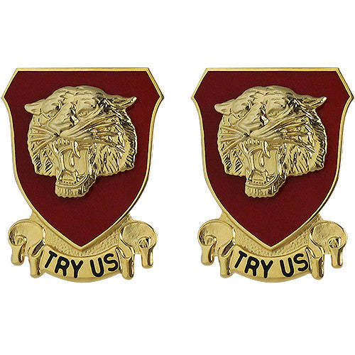 141st Field Artillery Regiment Unit Crest (Try Us) Army Unit Crests