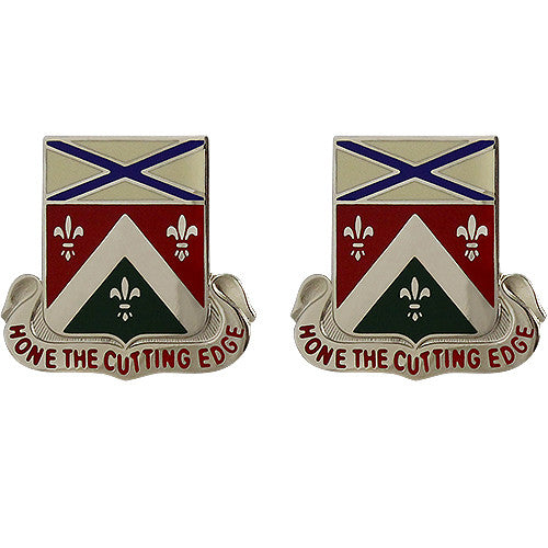 148th Support Battalion Unit Crest (Hone the Cutting Edge) Army Unit Crests