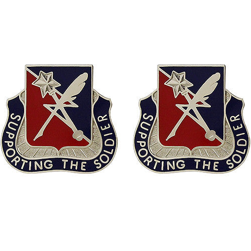 149th Personnel Services Battalion Unit Crest (Supporting the Soldier) Army Unit Crests