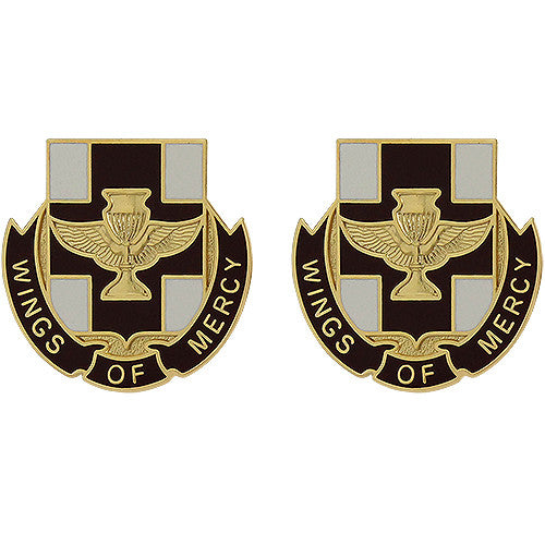 151st Medical Battalion Unit Crest (Wings of Mercy) Army Unit Crests