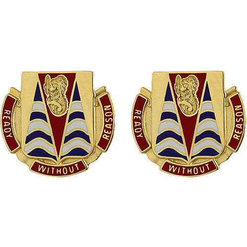 152nd Chemical Battalion Unit Crest (Ready Without Reason) Army Unit Crests