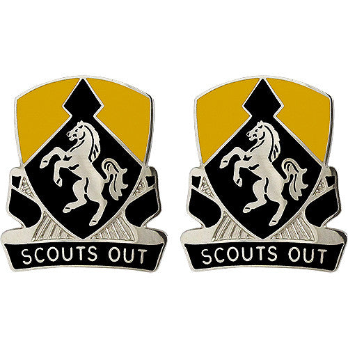 153rd Cavalry Regiment Unit Crest (Scouts Out) Army Unit Crests