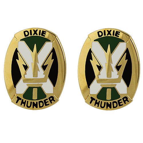 155th Armored Brigade Combat Team Unit Crest (Dixie Thunder) Army Unit Crests