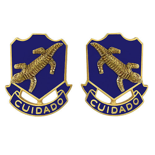 158th Infantry Regiment Unit Crest (Cuidado) Army Unit Crests