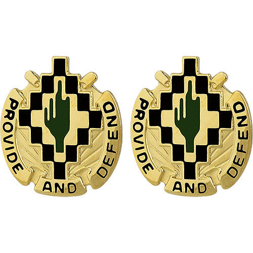 158th Support Battalion Unit Crest (Provide and Defend) Army Unit Crests
