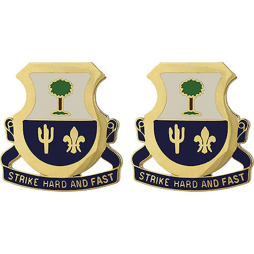 163rd Cavalry Regiment Unit Crest (Strike Hard and Fast) Army Unit Crests