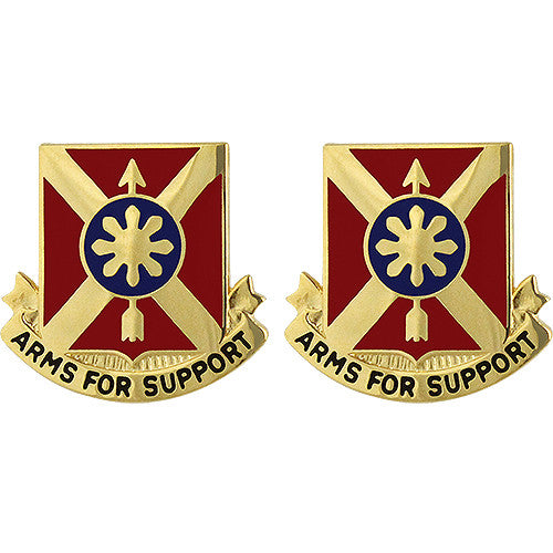 163rd Field Artillery Regiment Unit Crest (Arms For Support) Army Unit Crests