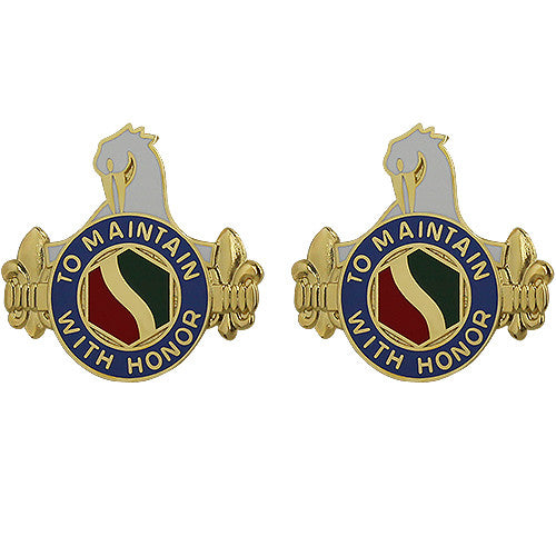 165th Support Battalion Unit Crest (To Maintain With Honor) Army Unit Crests