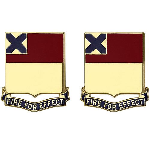 166th Regiment Unit Crest (Fire For Effect) Army Unit Crests