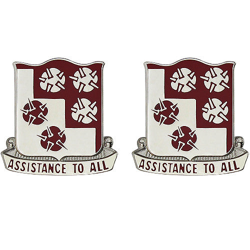 168th Engineer Battalion Unit Crest (Assistance to All) Army Unit Crests