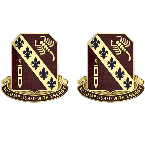 168th Regiment Unit Crest (Accomplished With Energy) Army Unit Crests
