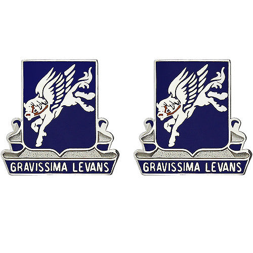 169th Aviation Regiment Unit Crest (Gravissima Levans) Army Unit Crests