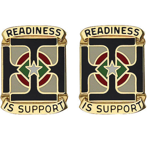 171st Support Group Unit Crest (Readiness is Support) - Sold in Pairs