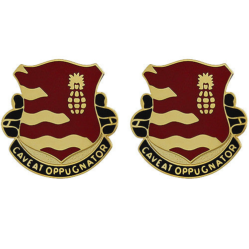 174th ADA (Air Defense Artillery) Regiment Unit Crest (Caveat Oppugnator) Army Unit Crests