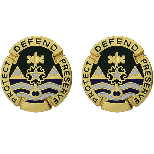 177th Military Police Brigade Unit Crest (Protect Defend Preserve) Army Unit Crests