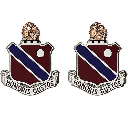 189th Regiment Unit Crest (Honoris Custos) Army Unit Crests