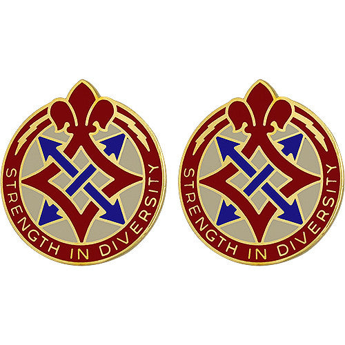 193rd Support Battalion Unit Crest (Strength in Diversity) Army Unit Crests