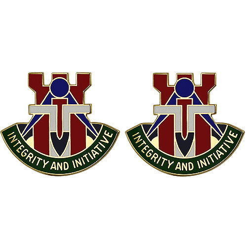 194th Engineer Brigade Unit Crest (Integrity and Initiative) Army Unit Crests