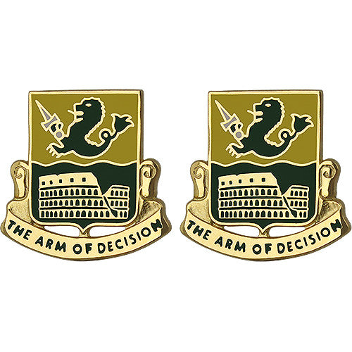 194th Armor Regiment Unit Crest (The Arm of Decision) Army Unit Crests