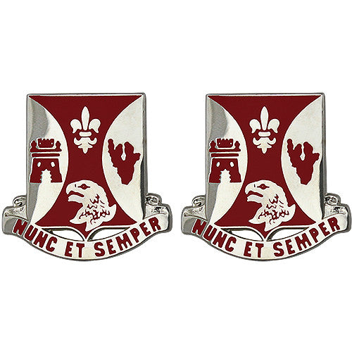 196th Regiment Unit Crest (Nunc Et Semper) Army Unit Crests