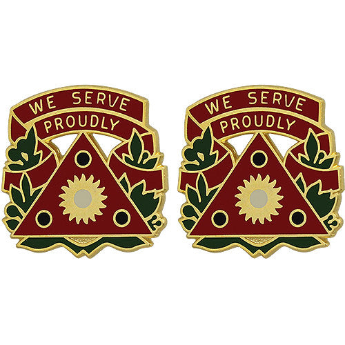 196th Maneuver Enhancement Brigade Unit Crest (We Serve Proudly) Army Unit Crests