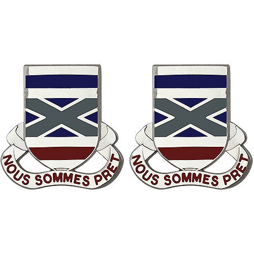 199th Infantry Regiment Unit Crest (Nous Sommes Pret) Army Unit Crests