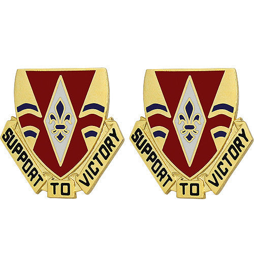 199th Support Battalion Unit Crest (Support to Victory) Army Unit Crests