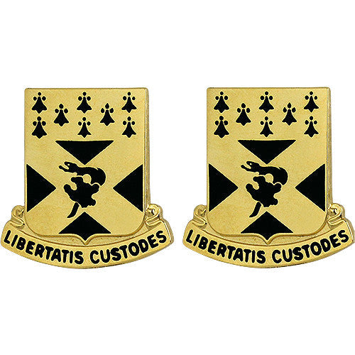 201st Engineer Battalion Unit Crest (Libertatis Custodes) Army Unit Crests
